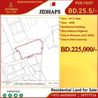 Residential Land for Sale in Jidhafs