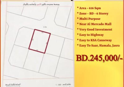 Investment Land ( BD – 6 storey ) for Sale in Janabiya