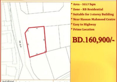 Residential Corner Land for Sale in TUBLI