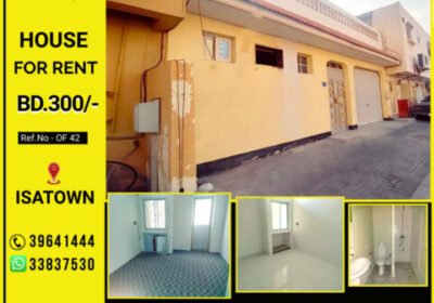 6 BHK House for rent in Isatown Near central market BD.300/-