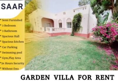 Beautiful Garden villa (3 BHK semi furnished ) for rent in Saar area Rent BD.650/-