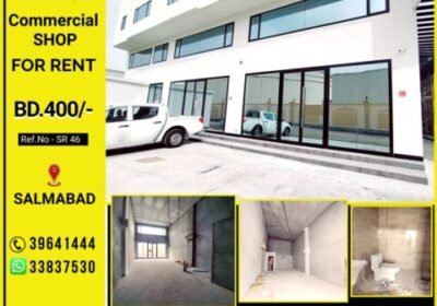 Brand new Commercial Shop (100 Sqm) for Rent in Salmabad near highway BD.400/-